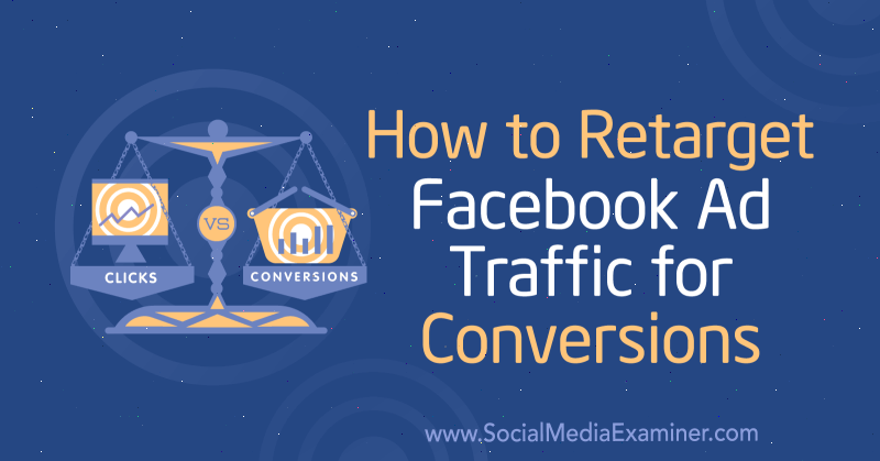 Comment recibler le trafic publicitaire Facebook pour les conversions par Charlie Lawrance sur Social Media Examiner.