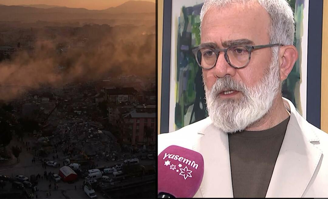 Bahadır Yenişehirlioğlu a parlé en privé à Yasemin: Si ce tremblement de terre était en Angleterre...