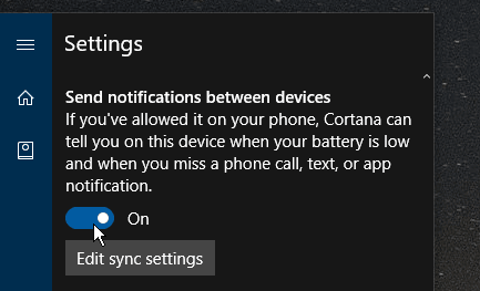 Recevez des notifications Android sur un appareil Windows 10