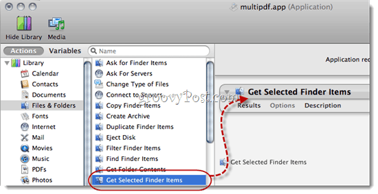 Combinez des PDF à l'aide d'Automator avec Mac OS X