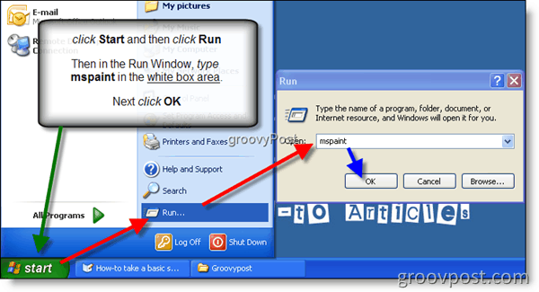 Prendre une capture d'écran dans Windows XP