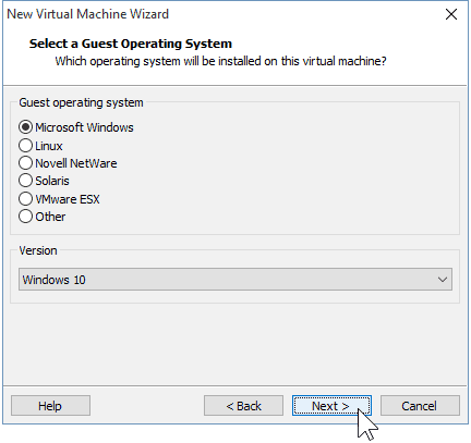 04 Sélectionnez OS Windows 10 32 bits 64 bits