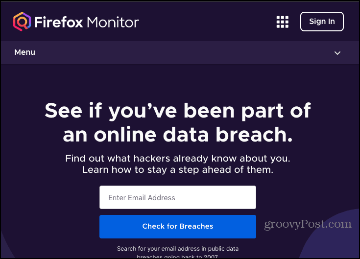 Courriel ou mot de passe piraté? Firefox Monitor est là-dessus