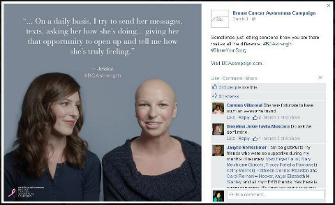 campagne de sensibilisation au cancer du sein estee lauder