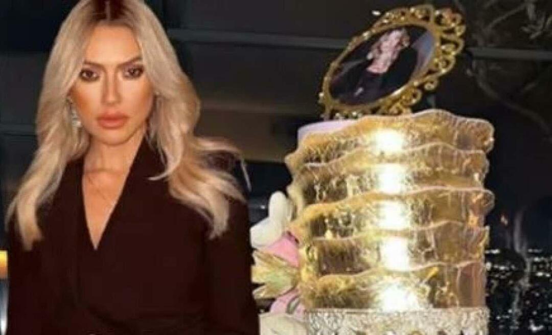 Le magnifique gâteau de Hadise était un événement! "Cette femme est incroyable"