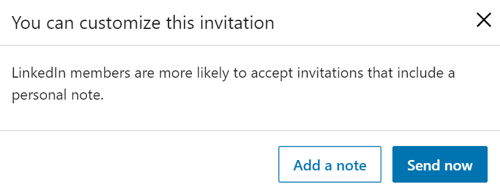 Personnalisez les messages LinkedIn, étape 3.