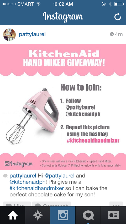exemple de hashtag instagram kitchenaid