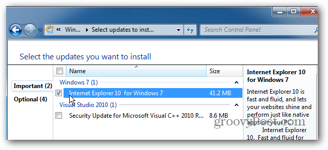 Comment revenir à Internet Explorer 9 à partir de l'aperçu d'Internet Explorer 10 pour Windows 7