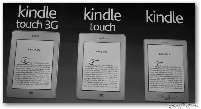 Amazon Kindle Fire Tablet: couverture du blog en direct