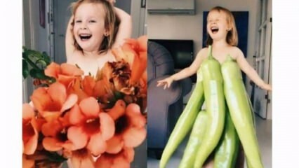 Elle a fait des vêtements pour sa fille à partir de fruits et légumes!