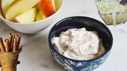 Trio de yogourt aux pommes râpées et à la cannelle qui donne l'impression d'être une branche! Comment faire une détox au yaourt à la pomme ?