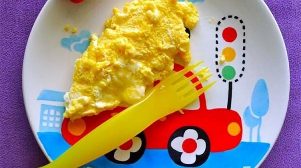 recette d'omelette bébé