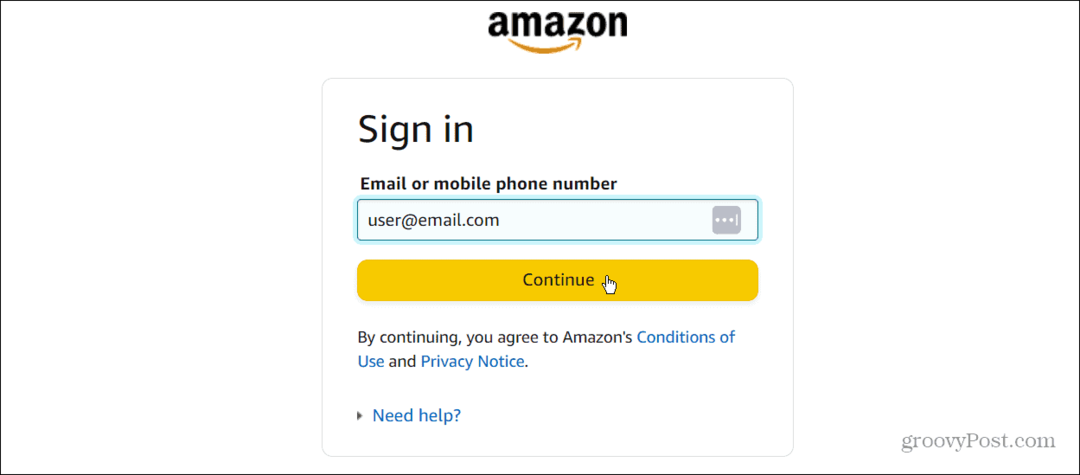 Configurer des clés d'accès sur votre compte Amazon