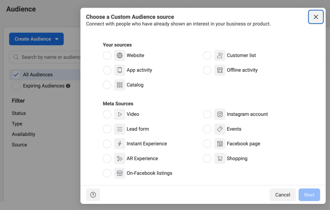 comment-calculer-un-budget-facebook-ads-lorsque-les-chiffres-ne-s'additionnent-pas-choisir-la-source-d'audience-personnalisée-exemple-2