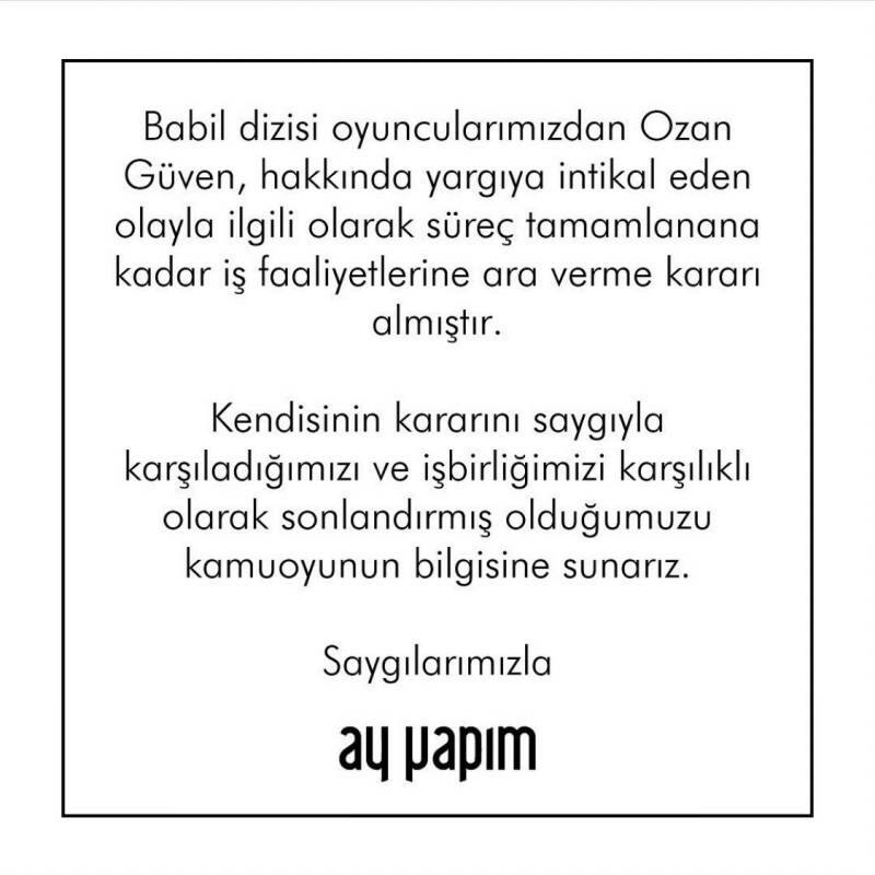 Ozan Güven, qui a battu Deniz Bulutsuz, a été vu pour la première fois depuis des mois!