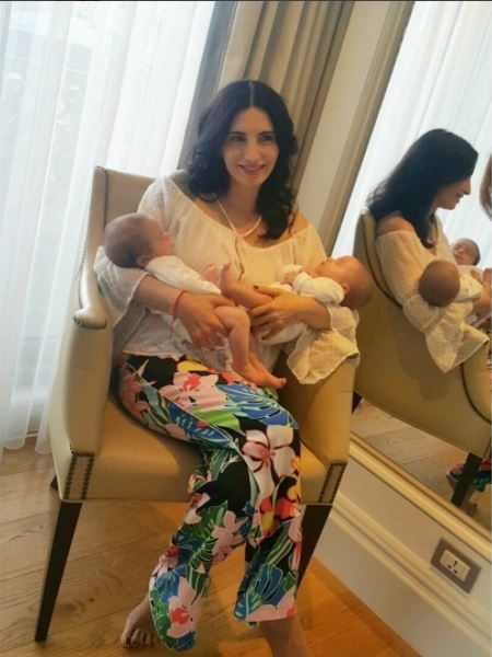 La nouvelle mère Başak Sayan s'est révoltée
