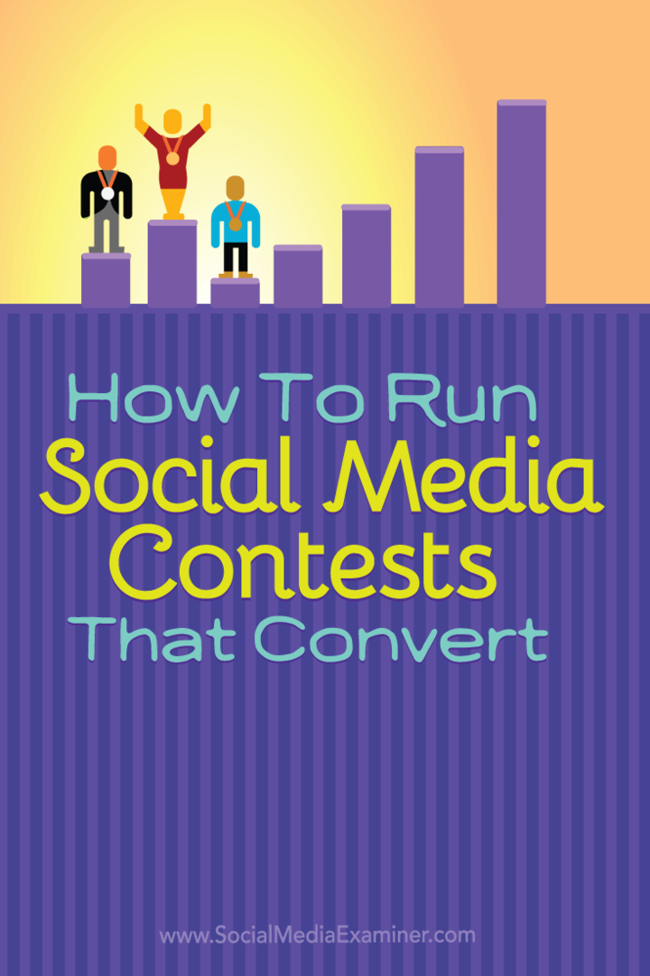 Comment créer des concours de médias sociaux qui convertissent: examinateur de médias sociaux