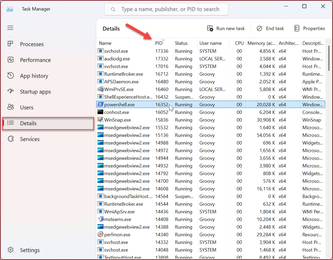 Comment trouver l'ID de processus pour les applications sur Windows 11