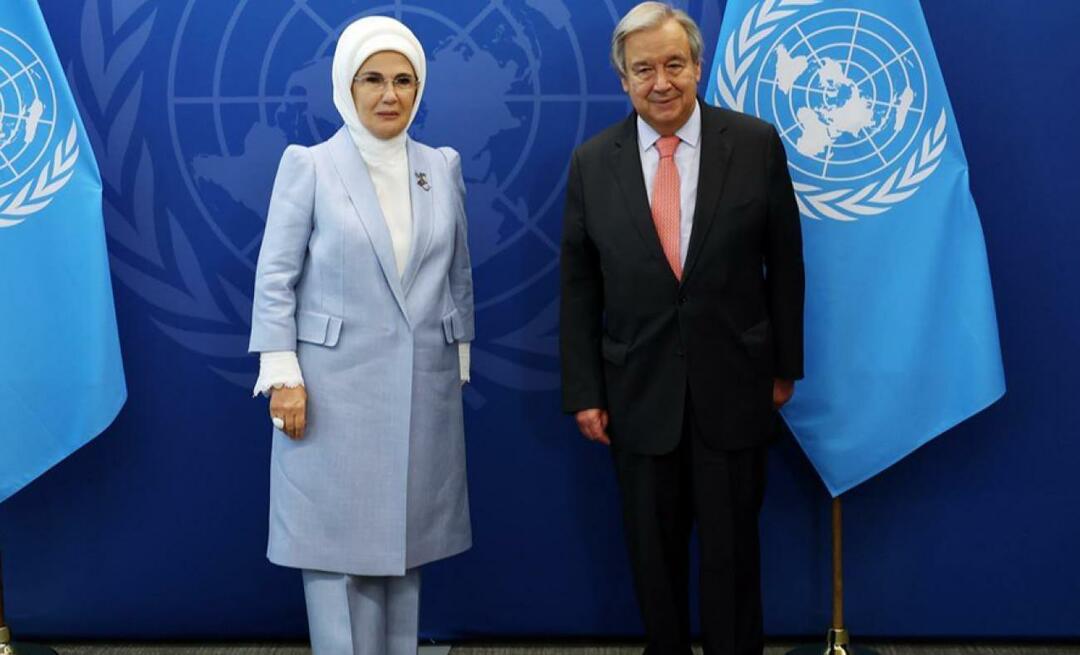 Invitation à Emine Erdogan de l'ONU! Annoncer le projet Zéro Déchet au monde
