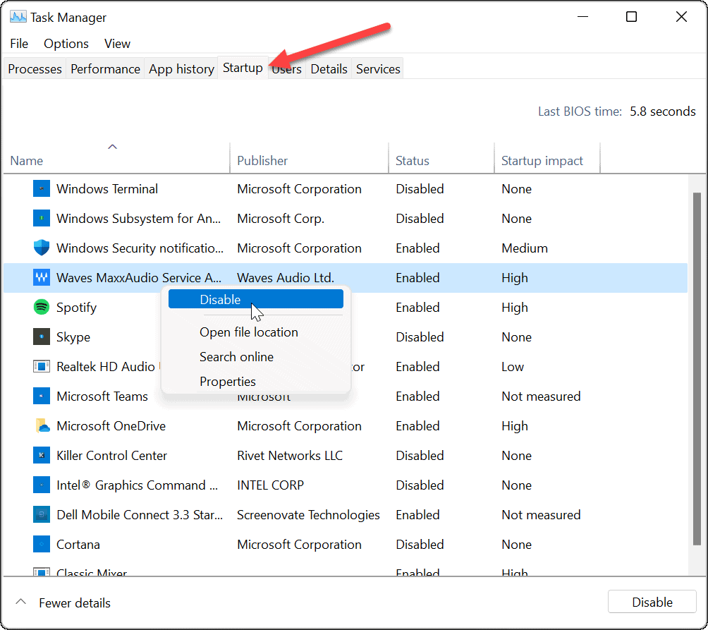 Comment nettoyer le démarrage de Windows 11