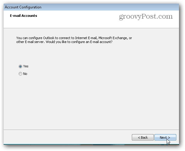 Outlook.com Outlook Hotmail Connector - Configurer le client - 2
