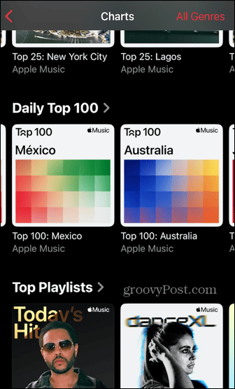 Apple Music Charts top 100 populaire