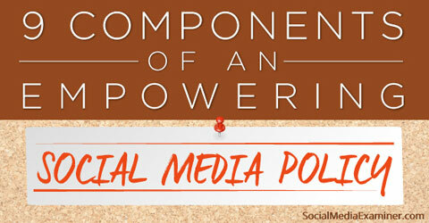 rédiger une politique de médias sociaux