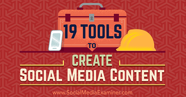 outils de création de contenu sur les réseaux sociaux