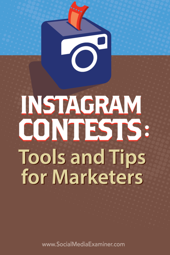 Concours Instagram: outils et conseils pour les spécialistes du marketing: examinateur des médias sociaux