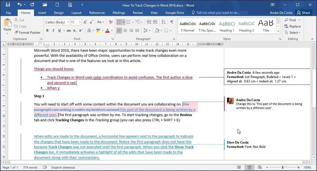 Comment suivre les modifications dans les documents Microsoft Word