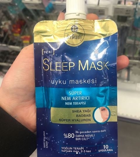 Examen du masque de sommeil Bee Beauty