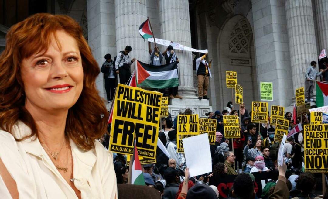 New York a défendu la Palestine! Susan Sarandon a défié Israël: il est temps d'être libre