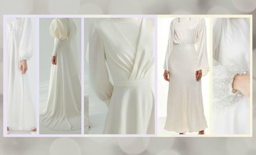 Quels sont les modèles de robes de mariée simples hijab 2023? Modèles de robes de mariée hijab modernes et élégantes