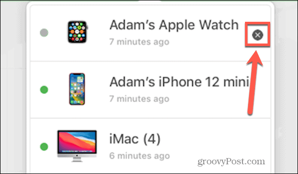 icloud supprimer apple watch x