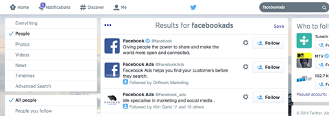 Résultats de recherche twitter pour facebookads