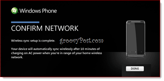 Synchronisation sans fil Windows Phone 7 avec Zune