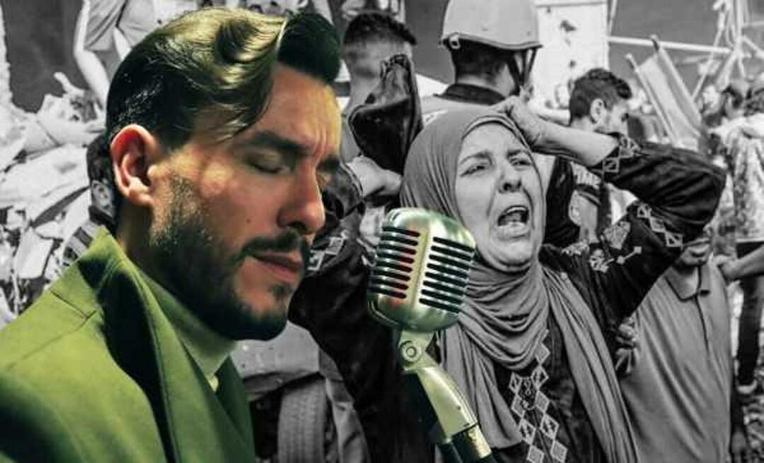 L'action de Cem Adrian, qui a chanté sa ballade pour le peuple palestinien, a reçu de nombreux applaudissements !