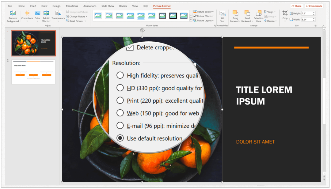 Comment compresser des images dans Microsoft PowerPoint