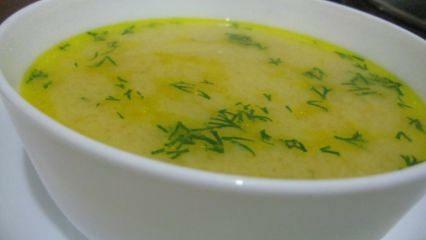 Comment préparer la soupe au bouillon la plus simple? Soupe curative du bouillon
