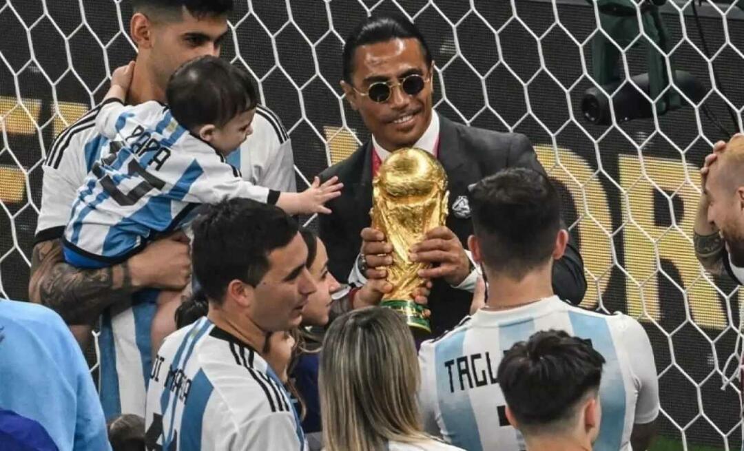 Spectacle de Nusret en finale de Coupe du monde! Nusret Gokce a atterri sur le terrain