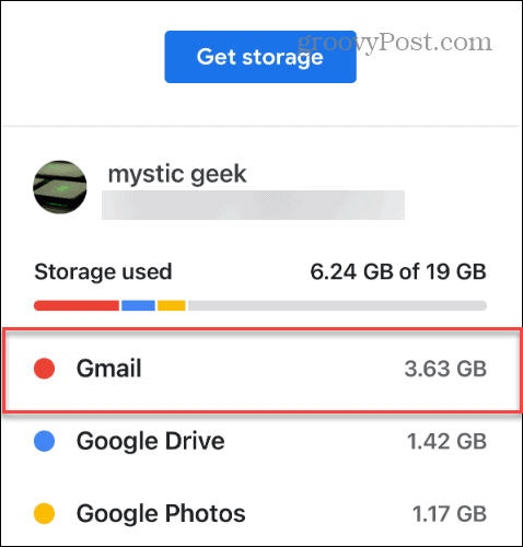 espace Gmail utilisé Google Drive