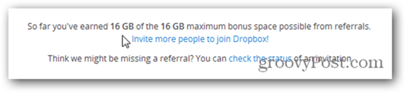 dropbox augmente le bonus de parrainage à 16 Go