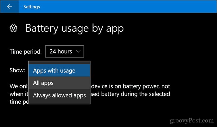 Comment autoriser les applications à envoyer des notifications en mode économiseur de batterie dans Windows 10