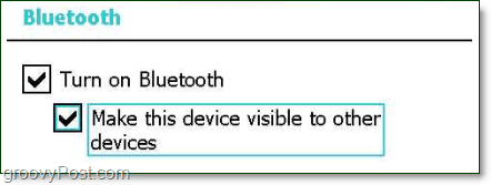 rendre votre appareil Bluetooth détectable