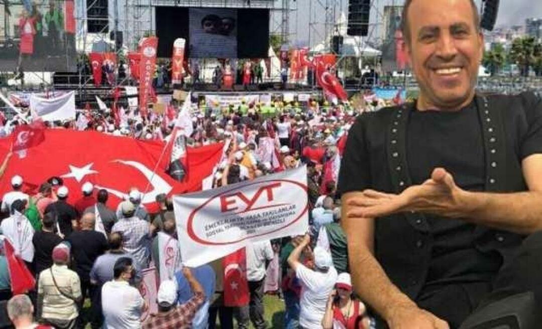 Haluk Levent s'est adressé aux membres de l'EYT après la déclaration d'Erdoğan! "Avec votre premier salaire..."