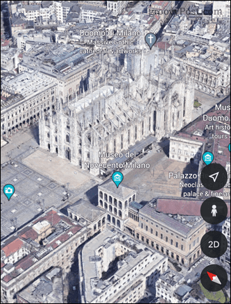 Vue 3D Google Earth