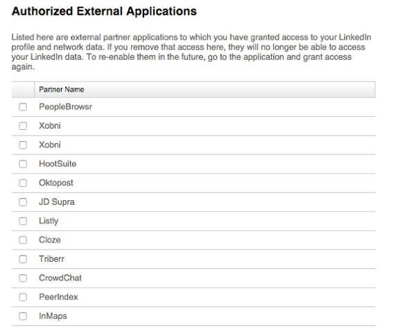 authentifier les applications externes