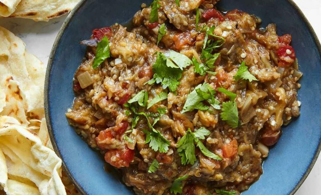 Comment faire entendre baigan choka par MasterChef? Recette de sauce aux aubergines rôties (baigan choka)