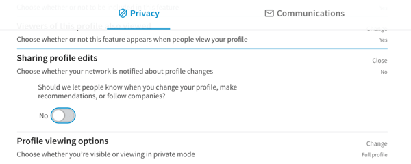 profil LinkedIn modifie les notifications