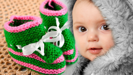 Fabrication de chaussons tricotés élégants et faciles! Comment les chaussures de bébé tricotées sont-elles tricotées? Modèles de chaussons de tricot 2021